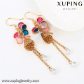 92145 Xuping Schmuck buntes Design vergoldet Ohrringe